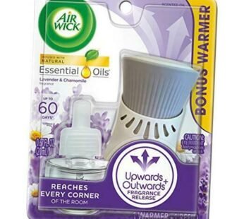 Air Wick plug in Scented Oil Starter Kit Lavender & Chamomile Air Freshener New