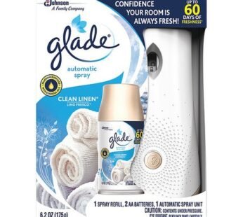 Glade Automatic Spray Hldr and Clean Linen 6.2 oz