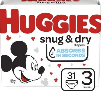 Huggies Snug & Dry Baby Diapers – Size 3