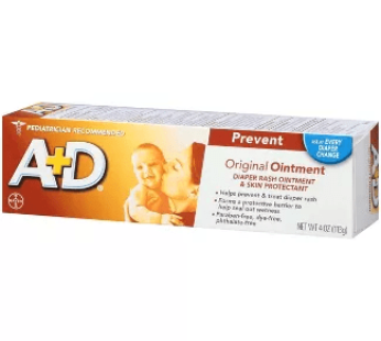A+D Original Diaper Rash Ointment 4 oz