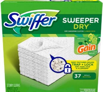 Swiffer Sweeper Dry Sweeping Pad Refills for Floor mop Gain Scent 37ct