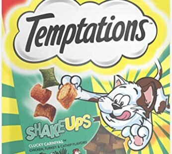 TEMPTATION Shake Ups Crunchy and Soft Cat Treats 6.3 oz