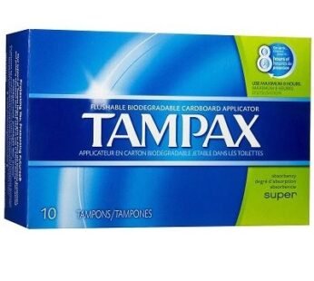 Tampax tampons super 10.00ct