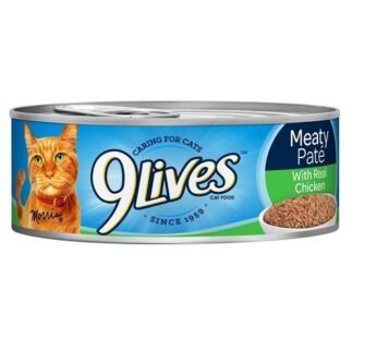 9lives meaty pate with real chicken 5.5 oz