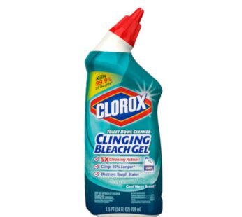 Clorox Toilet Bowl Cleaner Clinging Bleach Gel 48 oz