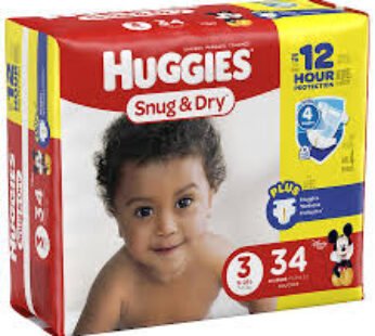 huggies size 3 34ct