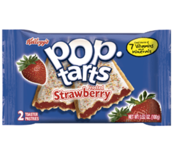 kelloggs poptart frosted strawberry