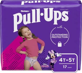 Pull-Ups Girls Learning Designs Training Pants 4T-5T 17ct