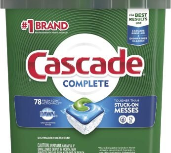 Cascade Complete Actionpacs Fresh Scented Dishwasher Detergent