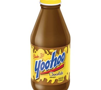 yoohoo chocolate drink glass 15.5oz