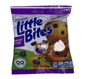 Entenmann’s Little Bites Blueberry Mini Muffins made with Real Blueberries 1.65 oz