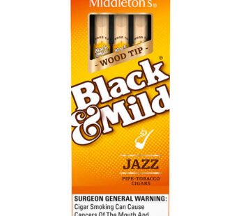Black & Mild Jazz Cigarillos Wood Tip Singles 5 Cigars