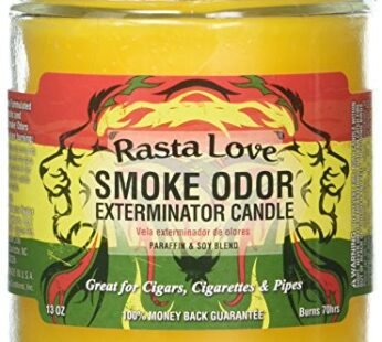 Smoke Odor Exterminator Jar Candle Rasta Love 13 oz