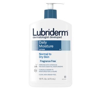 Lubriderm Daily Moisture Body Lotion Fragrance-Free 16 oz