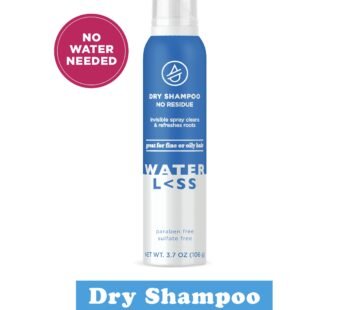 Waterless No Residue Dry Shampoo Sulfate free Paraben free 3.7 oz