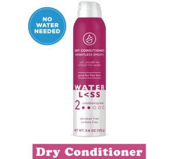 Waterless Weightless Dry Conditioner Fine Hair Sulfate free 3.6 oz
