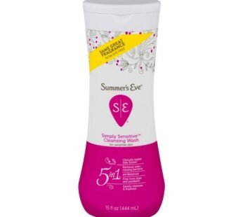 Summer’s Eve Simply Sensitive Cleansing Wash 15 oz