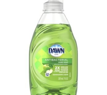 Dawn Ultra Antibacterial Hand Dishwashing Liquid Dish Soap Apple Blossom Scent 207 ml