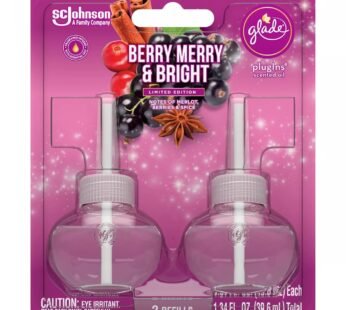 Glade PlugIns Scented Oil Refill Berry Merry & Bright 1.34 fl oz 2ct