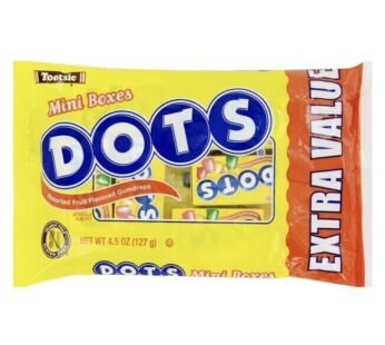 Tootsie Dots Fruit-Flavored Gumdrops Mini Boxes 4.5 oz