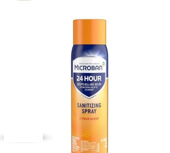 15 oz 24-Hour Citrus Sanitizing Aerosol Spray by Microban (1 Pack)