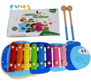 Kids Educational Musical Instruments Set Xylophone Wooden Toys