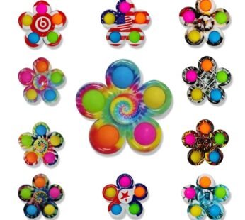 Fidget spinner hand toys for kids Dimple educational toys plastic popping bubble sensory toys the pop popits popper (1 count)